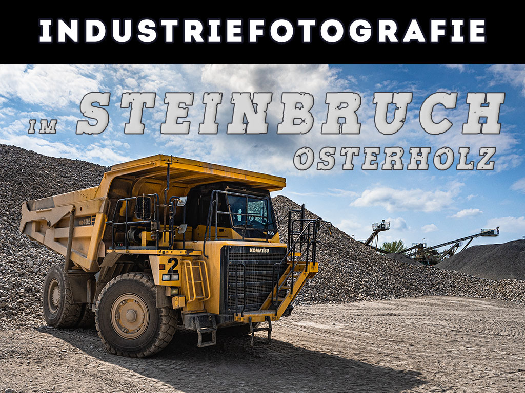 Industriefotografie im Steinbruch